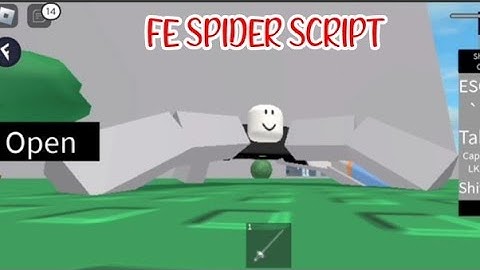 ROBLOX FE BIG SPIDER SCRIPT using FLUXUS EXECUTOR played at Fencing - script link on pinned comments