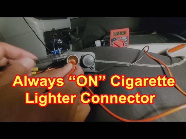 cigarette lighter always on D.I.Y. Always 