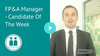 FP&A Manager - Candidate Of The Week