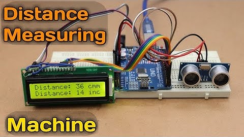 Distance Measuring Machine using Ultrasonic sensor
