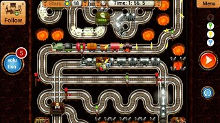 Train Line Maze 2 Long Level Gameplay | Train Track Maze Game | Android Gameplay #1113