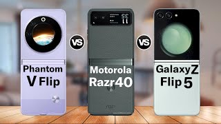 Tecno Phantom V Flip Vs Motorola Razr 40  Vs Galaxy Z Flip 5 Specs Comparison
