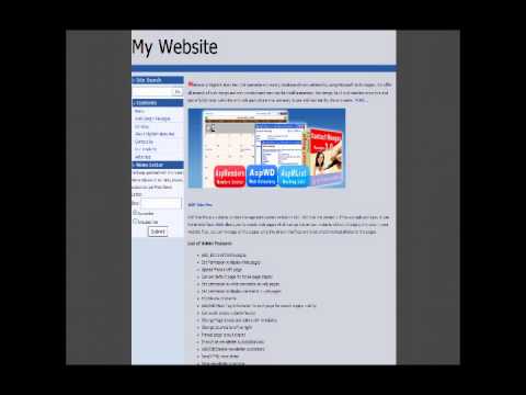 ASP Site Pro Demo
