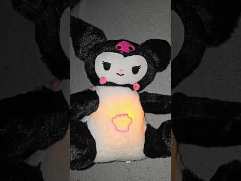 Дитяча музична м'яка іграшка нічник Куромі/Kuromi дихаюча музична іграшка для сну, видео 1