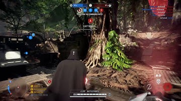 Star Wars Battlefront 2 Darth Vader 51 Killstreak on Yavin IV Supremacy (No Commentary)