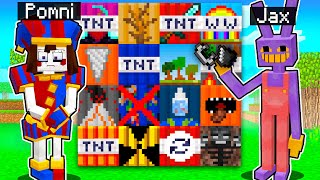 Pomni and Jax SUPER TNT MOD (40+ NEW TNT!)  Minecraft Mod Showcase