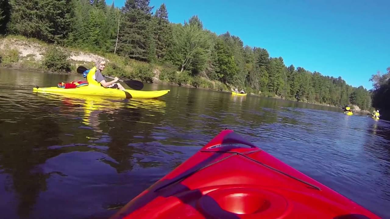 kayak sur la rivière rouge 15 sept 16 YouTube