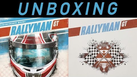 Rallyman GT + Championship Expansion - Unboxing