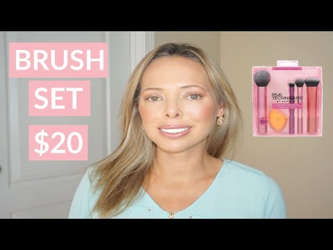 REAL TECHNIQUE Brushes Review + Demo | EVERY DAY ESSENTIAL SET