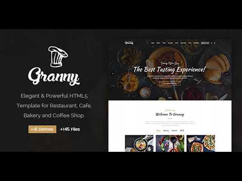 Granny - Elegant Restaurant & Cafe HTML Template | Themeforest Website Templates and Themes