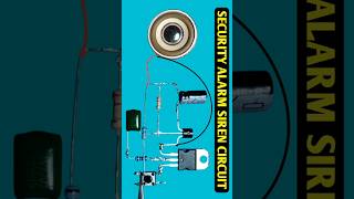 Rangkaian sirene alarm keamanan #shorts #securityalarm