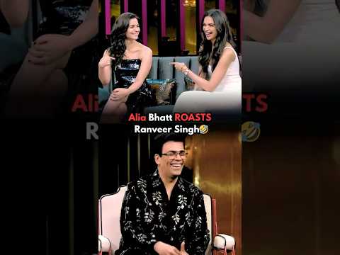 Why Alia Bhatt Picks Ranveer As BF Karan Johar Aliabhatt Karanjohar Bollywood 