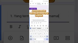 Tutorial Pembuatan Contoh-contoh Soal Menggunakan Google Form