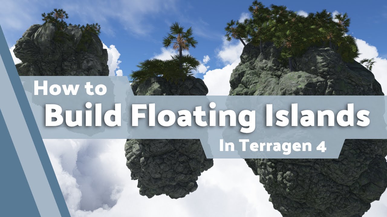 Build Floating Islands In Terragen Youtube
