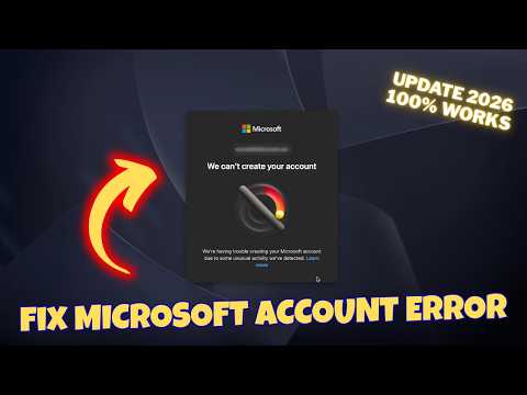 How to Fix We Can’t Create Your Account Trouble at Microsoft Account Problem for Xbox Outlook Mail‼️