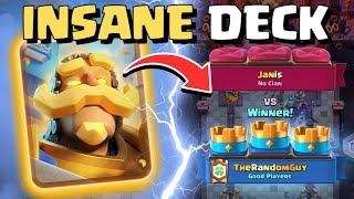 The BEST Hero Knight Deck in Clash Royale!