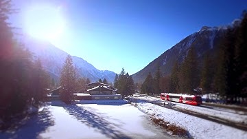 Drone Time-Lapse Over Frozen Lake - DJI Phantom 3 Waypoint Mode Tested in Chamonix Mont-Blanc!
