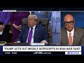 Velshi: Trump about to face down adversary China, 'weakened, overextended' and stuck in his Iran war