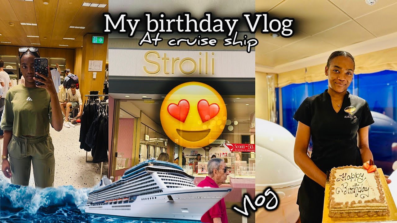 Как мы проводим дни рождения на борту🛳️