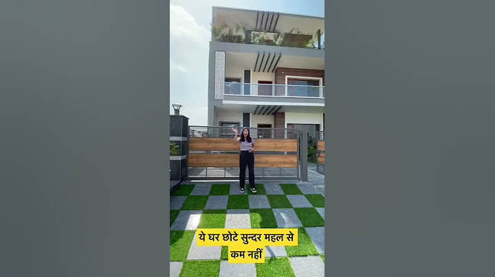 ये घर छोटे सुन्दर महल से कम नहीं | 300 Sq Yard 5 Bhk House Plan #shorts
