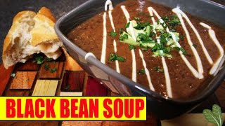 Black Bean Soup Recipe (VEGAN)
