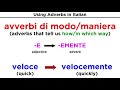 Adverbs in Italian