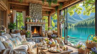 Relaxing Easter Ambience with Soft Piano Music & Fire Sounds 🐰 Happy Easter Day screenshot 3