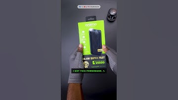 oraimo Traveler 20000mAh 22.5W Power Bank Unboxing