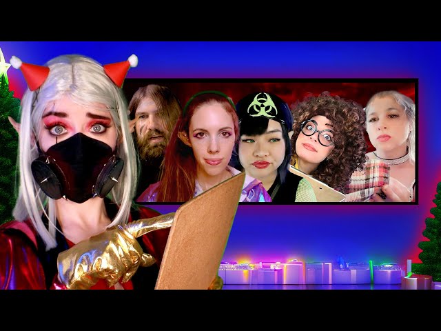 ASMR Collab 🛠️ Cyberpunk Christmas 🤖 Building + Fixing You Toy Repair 🎅🧝🎁🎄Cinematic w Rapunzel +