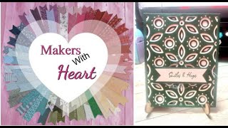#MakeswithHeart Glitter Paper #CTMH