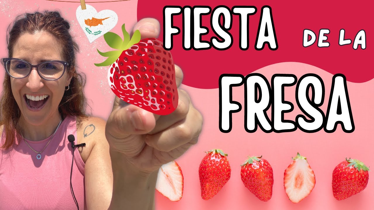 🍓 FIESTA de la FRESA en Deryneia 🇨🇾  Chipre