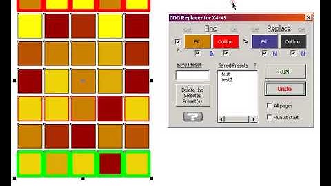 GDG Replacer Macro Instructional How-to Video applicable to CorelDraw X6 & up