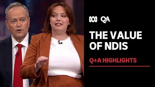 The value of NDIS | Q+A Highlights | ABC News