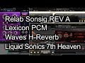 Reverb Shootout - Halls and Plates on drums - Sonsig REV A, Lexicon, H-Reverb, Seventh Heaven