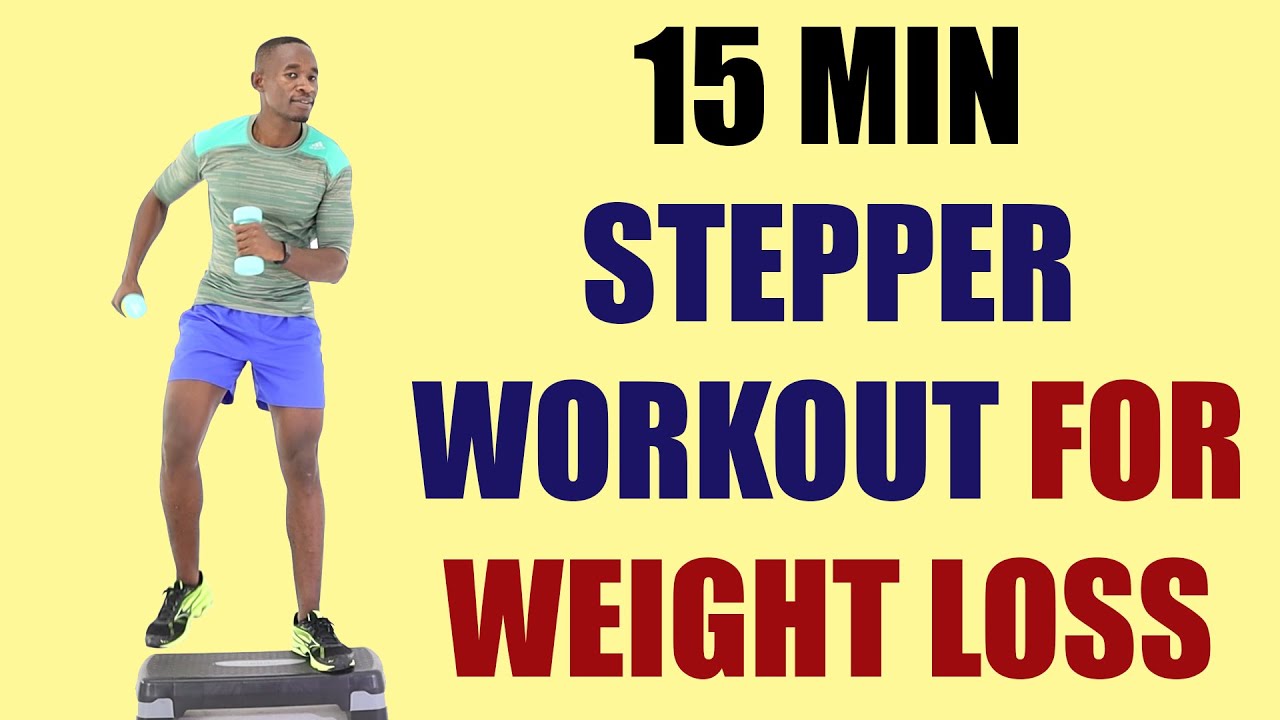 15-Minute Low-Impact Step Workout Using Aerobic Stepper