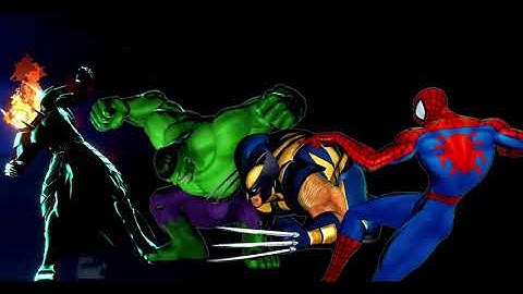 Arcade Mode w/ Spider-Man, Wolverine & Hulk (Hulk Ending) - ULTIMATE MARVEL VS. CAPCOM 3 [PS4]