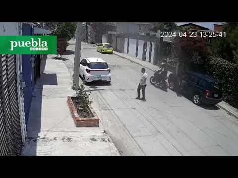 Con pistola falsa, ladrones roban una camioneta en San Francisco Totimehuacan; uno fue capturado