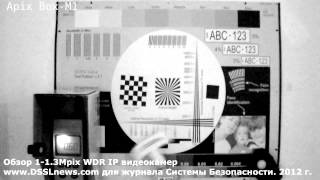 Apix Box M1 - тест на светочувствительность (ночной режим)