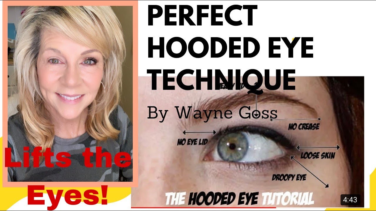Trying Wayne Goss's Hooded Eye Trick for Loose Skin On The Eyes YouTube