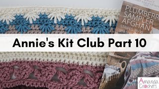 Annie's Crochet Striped Afghan Kit Club | Review of Kit #10 by Amanda Crochets 2,459 views 1 year ago 8 minutes, 14 seconds