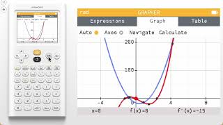 Graph a derivative
