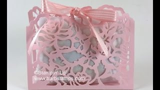Detailed Floral Thinlits Treat Pouch