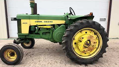 John Deere 730 Diesel Tractor, Pony Start, selling at auction August 27, 2025