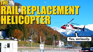 For 2 Weeks, Switzerland Has A Rail Replacement Helicopter