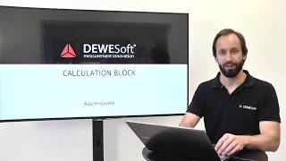 Calculation block within sequencer in DewesoftX