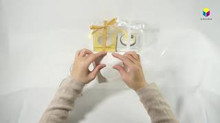 Single cupcake clear plastic box
