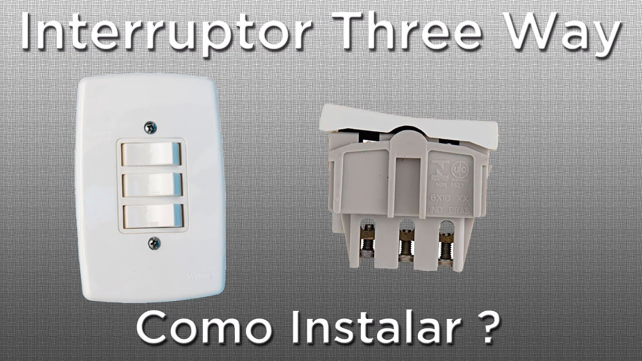 Simple 3 way. Interruptor. Three ways.