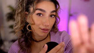 ASMR | slow cupped whispers😴(rambling   hand movements)