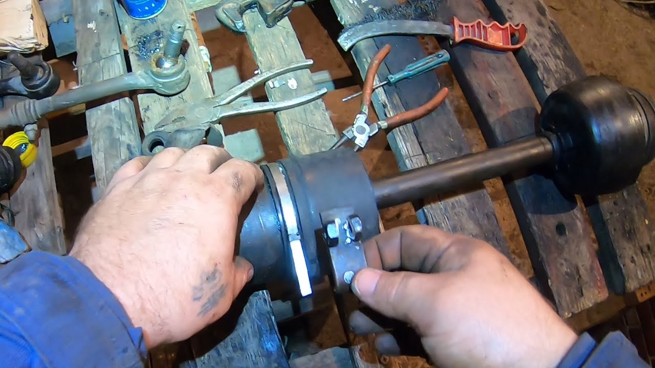 как затянуть хомут на шрусе - YouTube