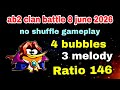 Angry birds 2 clan battle 8 june 2026 no shuffle gameplay 